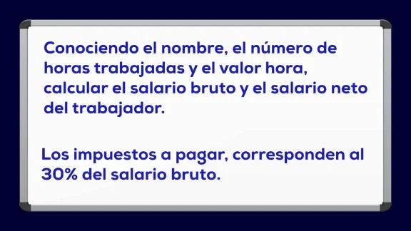 Enunciado ejercicio salario