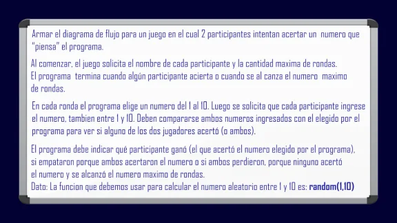 Enunciado juego adivinar número