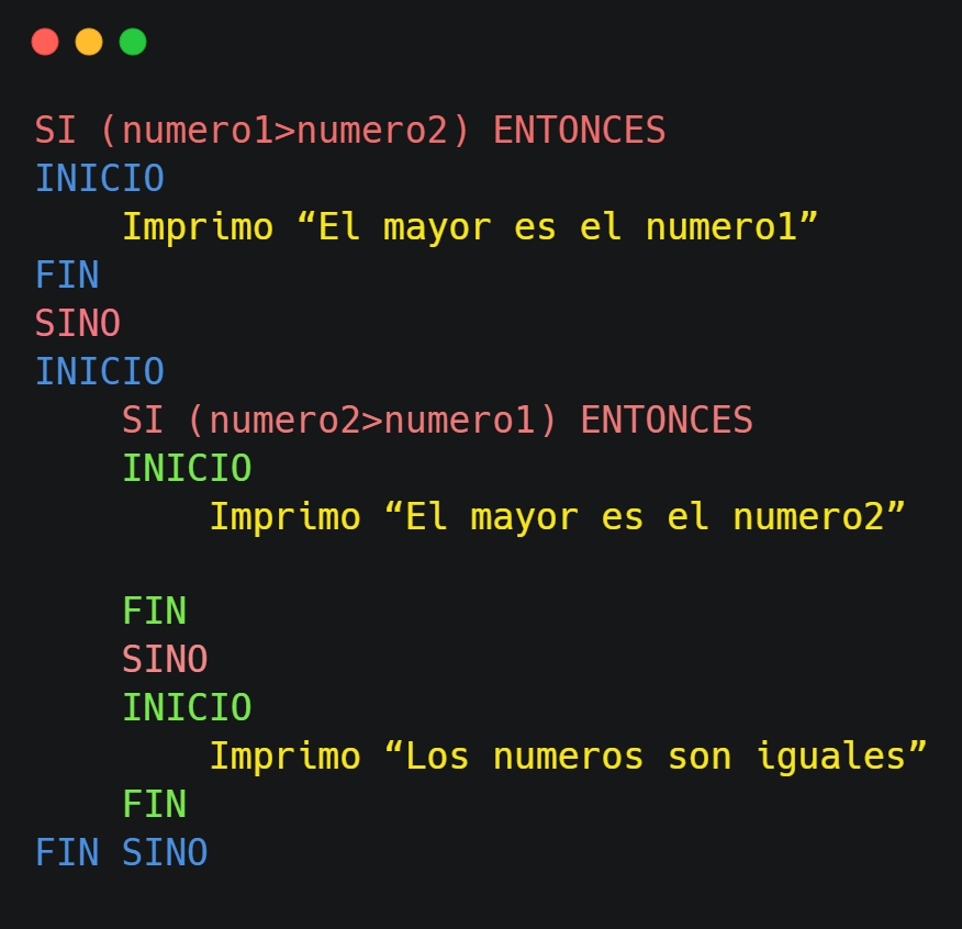 estructuras selectivas