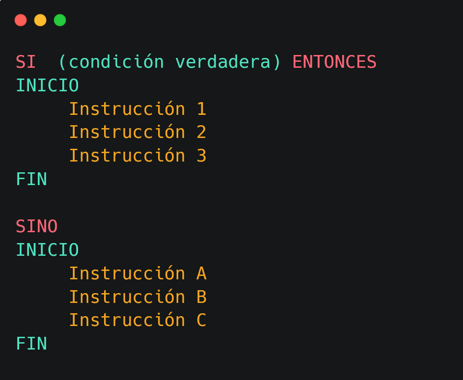 estructuras selectivas